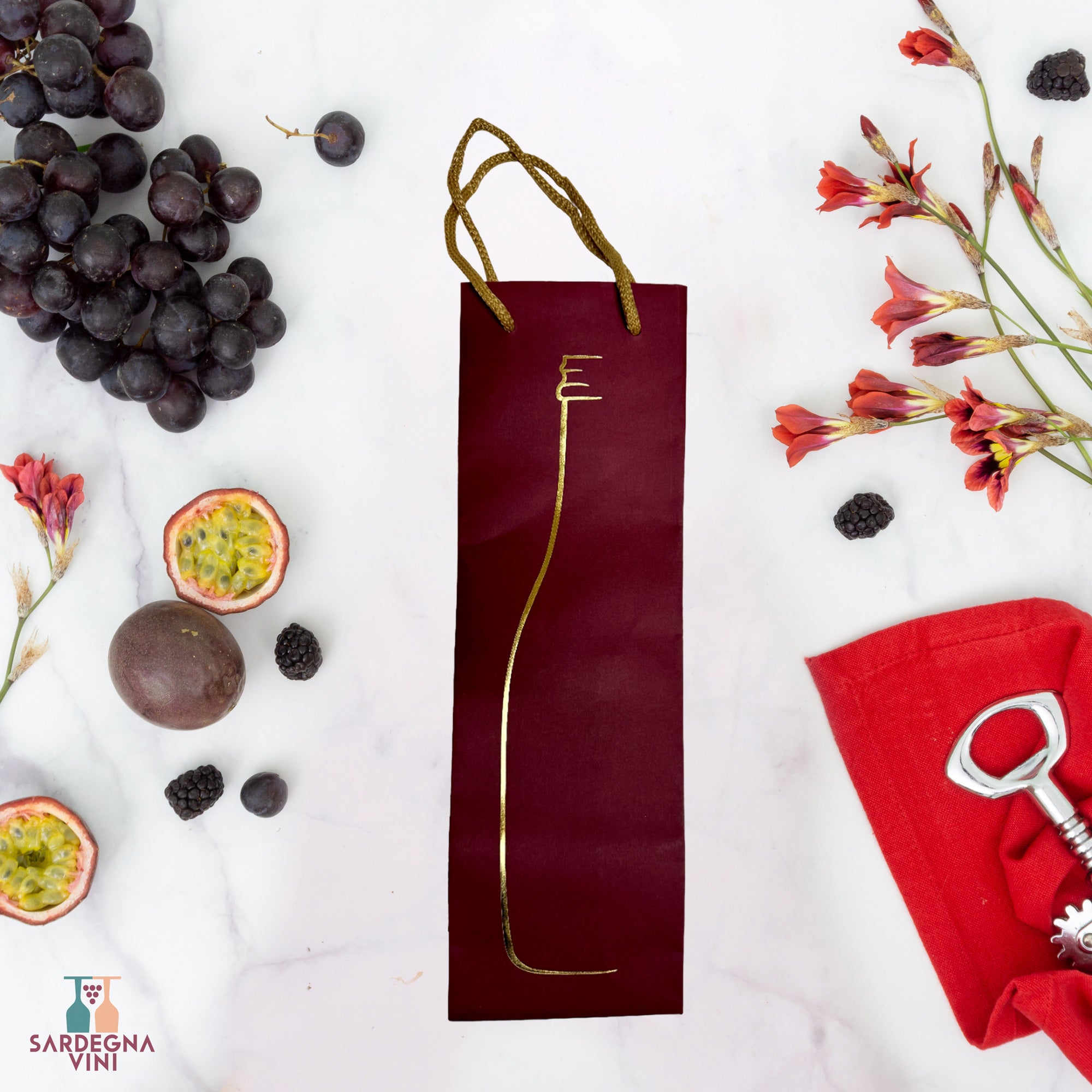 Borsa Regalo Per Vino In Iuta – Per Laurea, Con Scritta 'Masters Degree', Adatta A Bottiglia 750 Ml - 3
