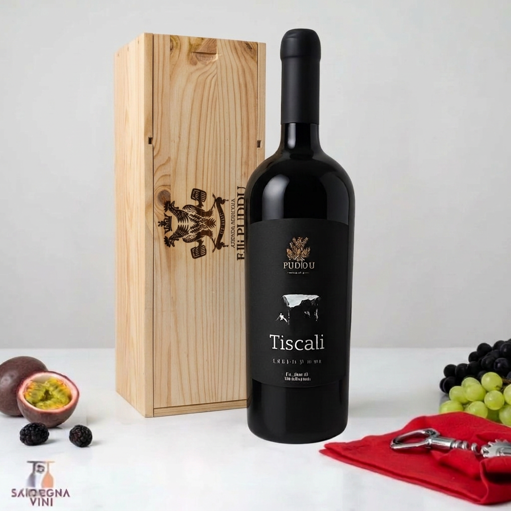 Tiscali con cassetta in legno F.lli Puddu