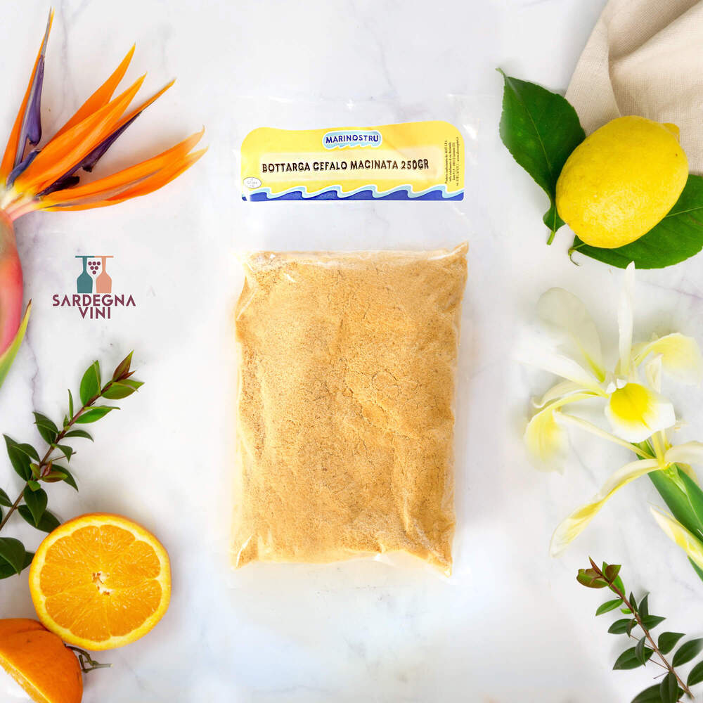 Grated Mullet Bottarga 250 gr Marinostru