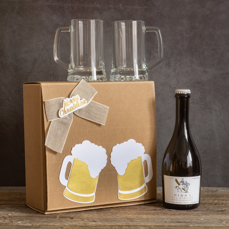 Box Regalo Birra 2 Boccali - Sardegnavini